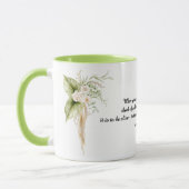 Mug Modèle de soumission Floral Borders Life (Gauche)
