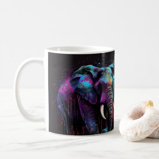 Mug Modèle de sublimation pour emballage de gobelet él (Avec donut)
