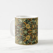 Mug Modèle de tapisserie forestière de William Morris (Devant gauche)