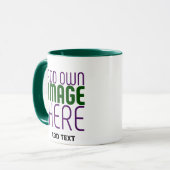 MUG MODÈLE DE TEXTE D'IMAGE BLANCHE SIMPLE MODERNE (Devant gauche)