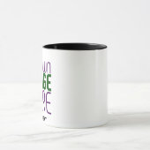 MUG MODÈLE DE TEXTE D'IMAGE BLANCHE SIMPLE MODERNE (Centre)