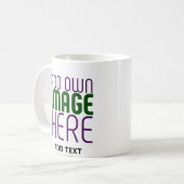MUG MODÈLE DE TEXTE D'IMAGE BLANCHE SIMPLE MODERNE (Devant gauche)