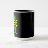 MUG MODÈLE DE TEXTE D'IMAGE NOIRE SIMPLE ET MODERNE (Centre)