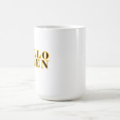 Mug Modèle de texte Halloween (Centre)