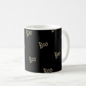 Mug Modèle de typographie de boo Halloween (Devant droit)