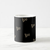 Mug Modèle de typographie de boo Halloween (Centre)