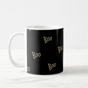Mug Modèle de typographie de boo Halloween