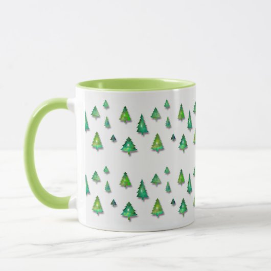 Mug modèle de vert forêt (Gauche)
