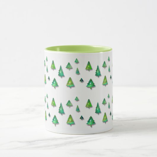 Mug modèle de vert forêt (Centre)