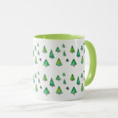 Mug modèle de vert forêt (Devant droit)