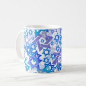 Mug Modèle d'étoile de David PixDezines (Devant gauche)