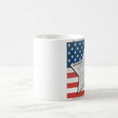 Mug Modèle d'étoile de drapeau américain (Centre)