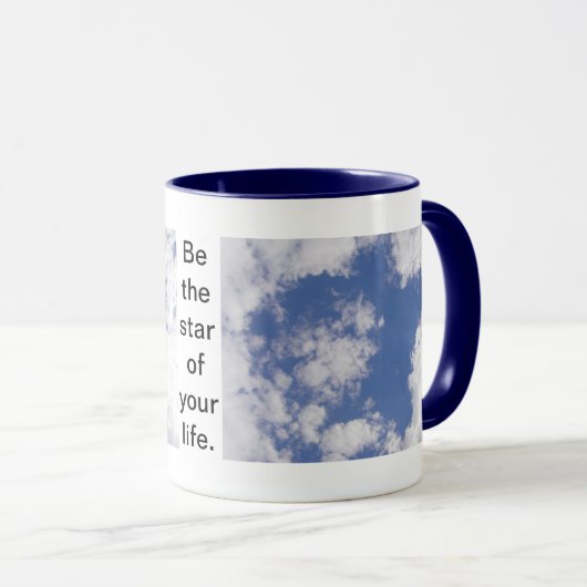Mug Modèle d'images Cloud Stars (Devant droit)