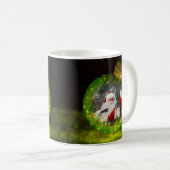 Mug Modèle d'ornement de fête (Devant droit)