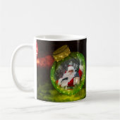 Mug Modèle d'ornement de fête (Gauche)