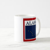 Mug Modèle drapeau de l'Alaska (Devant droit)