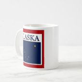 Mug Modèle drapeau de l'Alaska (Devant gauche)