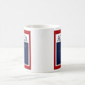 Mug Modèle drapeau de l'Alaska (Centre)