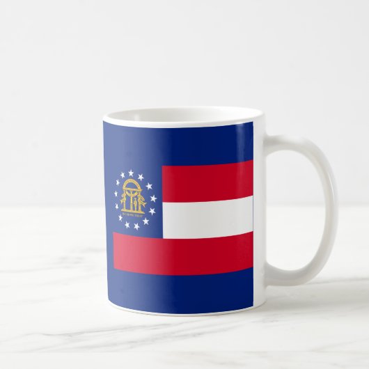 Mug Modèle du drapeau de l'État de Géorgie (Droite)