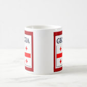 Mug Modèle du drapeau de l'État de Géorgie (Centre)
