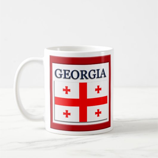Mug Modèle du drapeau de l'État de Géorgie (Gauche)