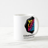 Mug Modèle du logo de promotion d'entreprise modifiabl (Devant droit)