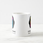 Mug Modèle du logo de promotion d'entreprise modifiabl (Centre)