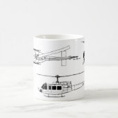 Mug Modèle d'UH1 Huey (Iriquois) (Centre)