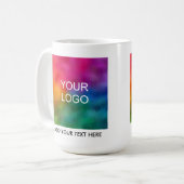 Mug Modèle élégant moderne Ajouter un logo d'entrepris (Devant gauche)