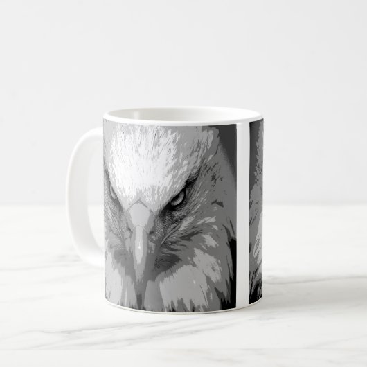 Mug Modèle en chef Eagle Pop Art (Devant gauche)