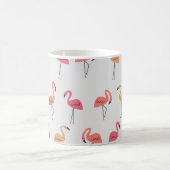 Mug Modèle Flamingo Arrière - plan Conception tropical (Centre)