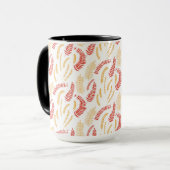 Mug Modèle floral (Devant gauche)