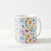 Mug Modèle floral (Devant droit)