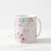 Mug Modèle floral (Devant droit)