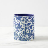 Mug Modèle floral bleu (Centre)