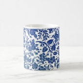 Mug Modèle floral bleu (Centre)