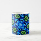 Mug Modèle Floral bleu Abstrait (Centre)
