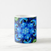 Mug Modèle Floral bleu Abstrait (Centre)