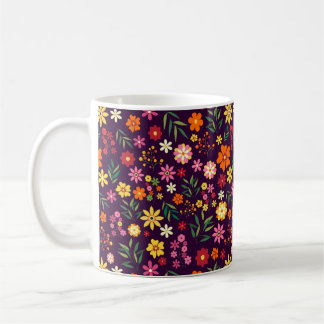 Mug Modèle floral brillant