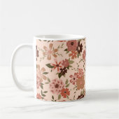 Mug Modèle floral Brown de la Pêche Whimsical (Gauche)