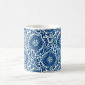 Mug Modèle floral chinois bleu (Centre)