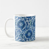 Mug Modèle floral chinois bleu (Gauche)