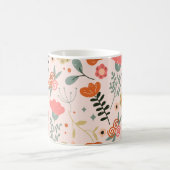 Mug Modèle floral coloré (Centre)