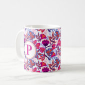 Mug Modèle floral coloré et tropical (Devant gauche)