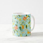 Mug Modèle floral de printemps (Devant droit)