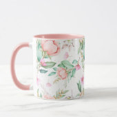 Mug Modèle floral féminin (Gauche)