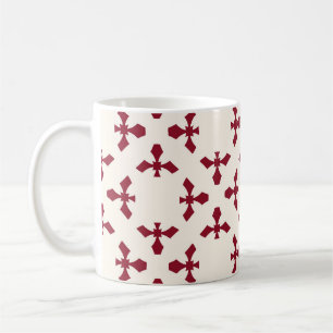 Mug Modèle floral géométrique abstrait vintage. Seamel