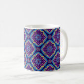 Mug Modèle floral géométrique Boho dynamique (Devant droit)