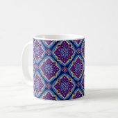 Mug Modèle floral géométrique Boho dynamique (Devant gauche)