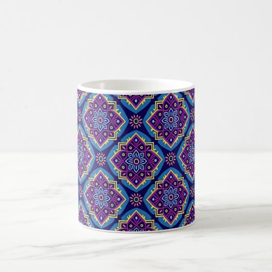 Mug Modèle floral géométrique Boho dynamique (Centre)